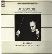 LP - Brahms - Ein Deutsches Requiem, Op. 45 (Walter) - Mono / Insert