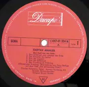 LP - Bruno Walter Conducts Gustav Mahler - Kerstin Thorborg & Charles Kullman - Wiener Philharmoniker - Das Lied Von Der Erde; Ich Bin Der Welt Abhanden Gekommen