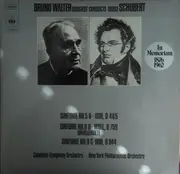 Double LP - Bruno Walter Conducts Franz Schubert , Columbia Symphony Orchestra , The New York Philharmonic Orch - Sinfonie Nr. 5 / 8 / 9 - Gatefold