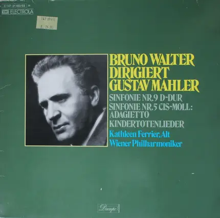 Mahler - Sinfonie Nr.9 D-Dur/ Sinfonie Nr.5 Cis-moll: Adagietto/ Kindertotenlieder