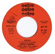 7inch Vinyl Single - Bruno D'Andrea - Mara / Replay