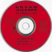CD Single - Bryan Adams - All I Want Is You