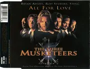 CD Single - Bryan Adams / Rod Stewart / Sting - All For Love