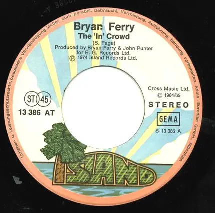 Bryan Ferry - The 'In' Crowd