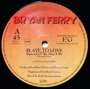12inch Vinyl Single - Bryan Ferry - Slave To Love