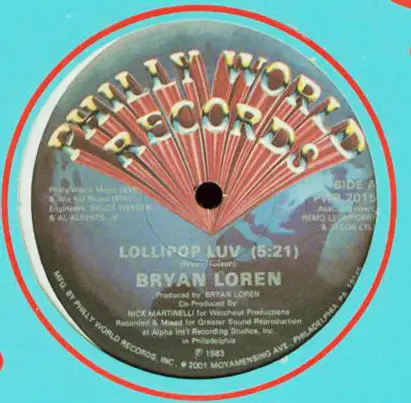Bryan Loren - Lollipop Luv