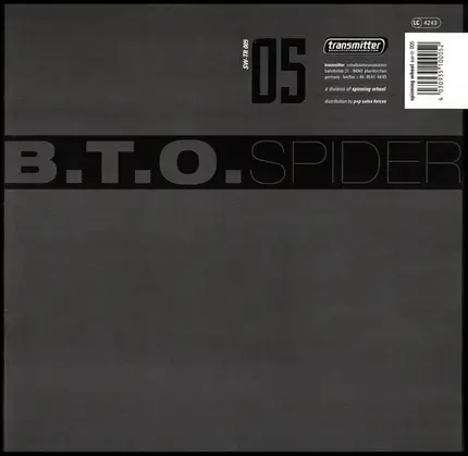 BTO Spider - The Party / It's Hard To Explain