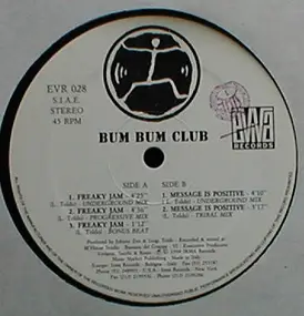 Bum Bum Club - Freaky Jam / Message Is Positive