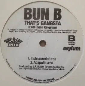 Bun B - That's Gangsta