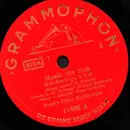 Schellack - Bund's Piano Rhythmiker - Musik für Dich, Melodienfolge, I. + II. Teil