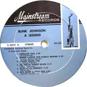 LP - Bunk Johnson - A Legend