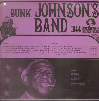Bunk Johnson's Band - Bunk Johnson's Band - 1944