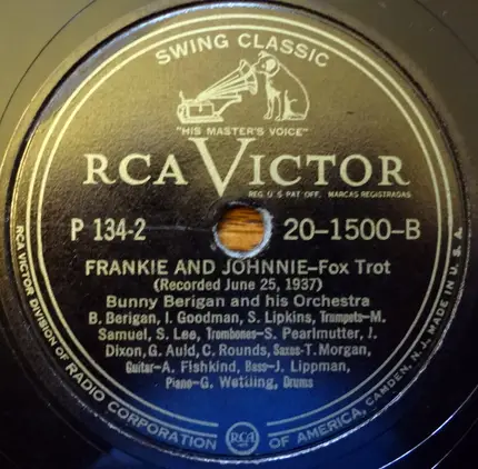 Bunny Berigan & His Orchestra - Bunny Berigan Memorial Album