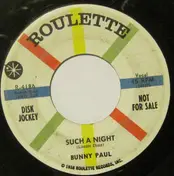 Bunny Paul - Such A Night / A Million Miles From Nowhere