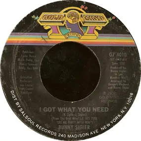Bunny Sigler - I Got What You Need / It's Time To Twist