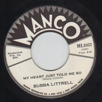 Bubba Littrell - Ain't That Cool / My Heart Just Told Me So