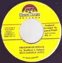 7inch Vinyl Single - Buccaneer & Lexxus - Freedom Of Speech