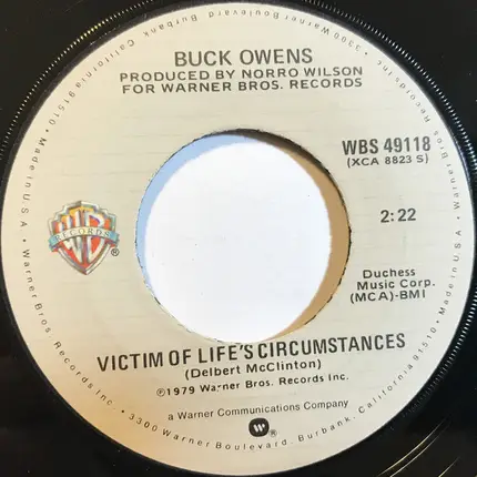 Buck Owens - Let Jesse Rob The Train / Victim Of Life's Circumstances