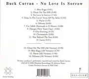 CD - Buck Curran - No Love Is Sorrow - Digisleeve