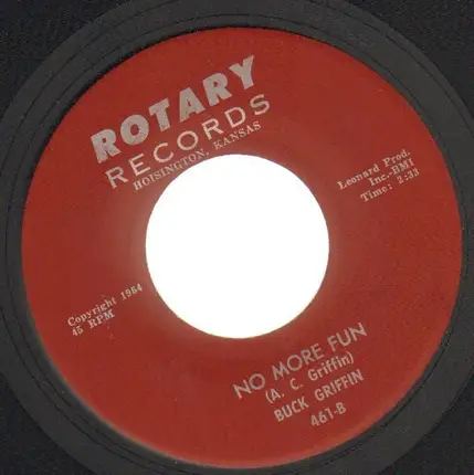 Buck Griffin - No More Fun