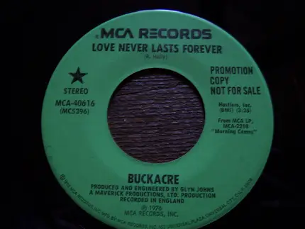 Buckacre - Love Never Lasts Forever