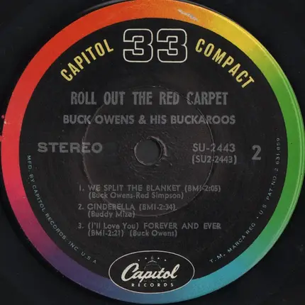 Buck Owens And His Buckaroos - Roll Out the Red Carpet