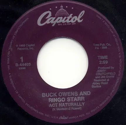 Buck Owens And Ringo Starr - Act Naturally