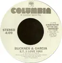 7inch Vinyl Single - Buckner & Garcia - E.T. (I Love You)