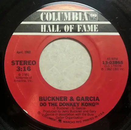 Buckner & Garcia - Pac-Man Fever / Do The Donkey Kong