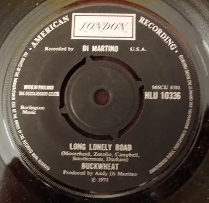 Buckwheat - Carmel Mountain Road / Long Lonely Road