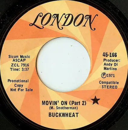 Buckwheat - Movin' On