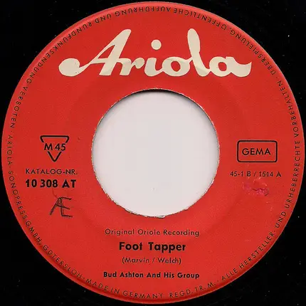 Bud Ashton And His Group - Foot Tapper