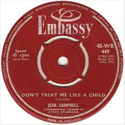 7inch Vinyl Single - Bud Ashton / Jean Campbell - Theme From Dixie / Don't Treat Me Like A Child