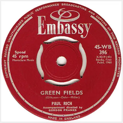 Bud Ashton / Paul Rich - Shazam! / Green Fields