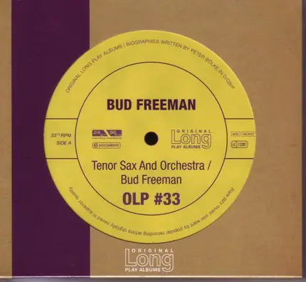 Bud Freeman - Tenor Sax And Orchestra/ Bud Freeman