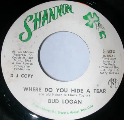 Bud Logan - Where Do You Hide A Tear