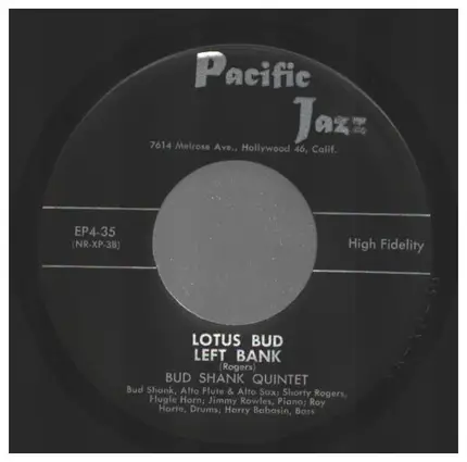 Bud Shank - Shorty Rogers Quintet - Lotus Bud