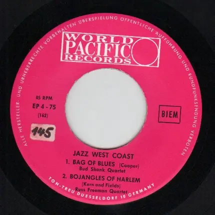 Bud Shank, Russ Freeman a.o. - Jazz West Coast, Volume 2