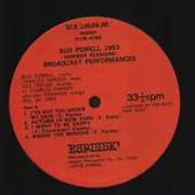 LP - Bud Powell - 1953 Summer Sessions - Broadcast Performances
