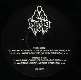 Buddha Monk - Spark Somebody Up / Warrior Chief