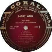 LP - Buddy Weed - Piano Solos With Rhythm Accompaniment - Label variation