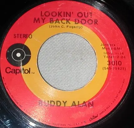 Buddy Alan - Corn Liquor / Lookin' Out My Back Door