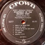 LP - Buddy Bregman Presents The Brussels World's Fair Pop Symphony Orchestra - Symphony Of The Golden West