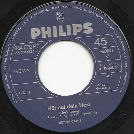 Buddy Caine - Hör Auf Dein Herz
