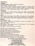 LP - Buddy Childers Big Band - Just Buddy's