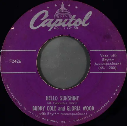 Buddy Cole And Gloria Wood - Red Canary