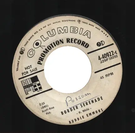 Buddy Emmons - Silver Bell / Border Serenade