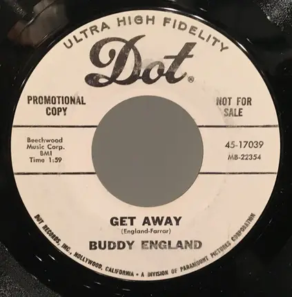 Buddy England - Movin' Man