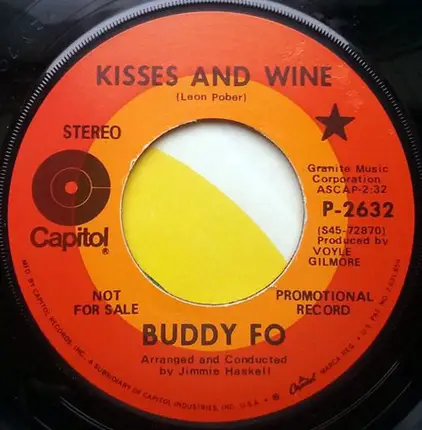 Buddy Fo - Kisses And Wine