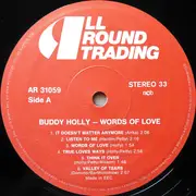 LP - Buddy Holly - Words Of Love